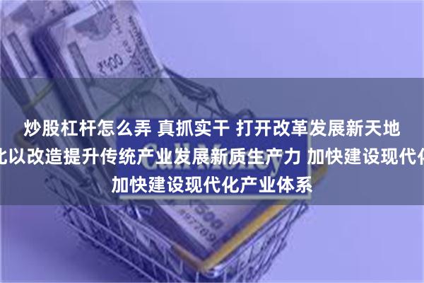 炒股杠杆怎么弄 真抓实干 打开改革发展新天地丨辽宁河北以改造提升传统产业发展新质生产力 加快建设现代化产业体系