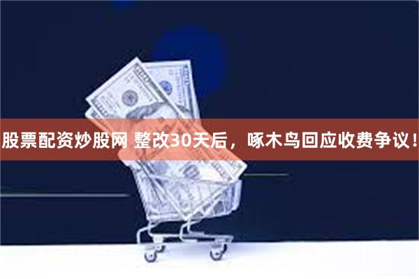 股票配资炒股网 整改30天后，啄木鸟回应收费争议！