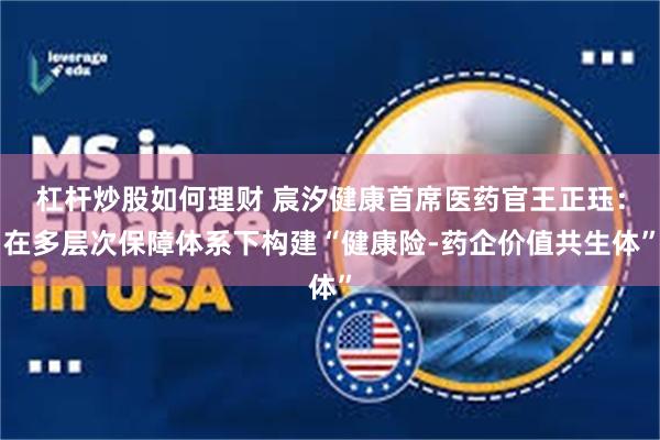 杠杆炒股如何理财 宸汐健康首席医药官王正珏：在多层次保障体系下构建“健康险-药企价值共生体”